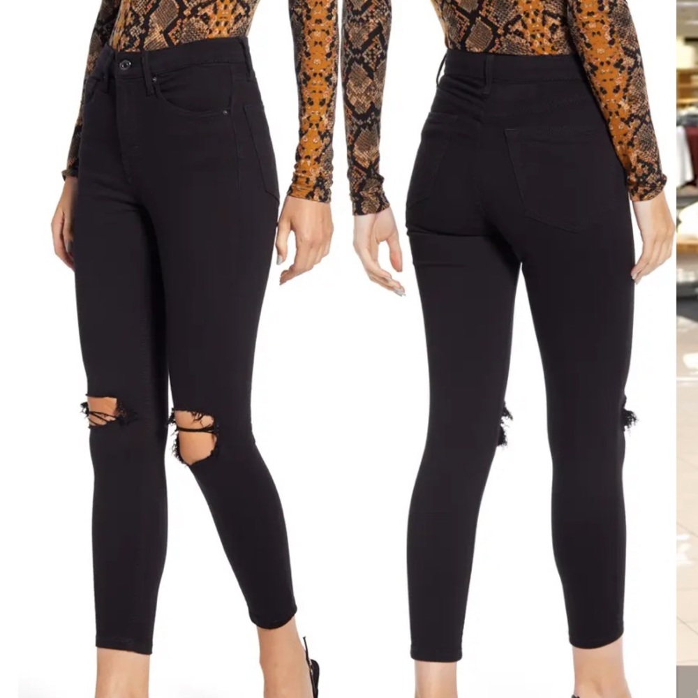 Topshop Black Skinny Jeans